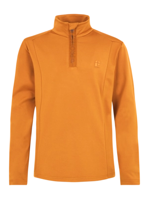 Skipully Protest Boys Rewillowy Caramel Yellow 1/4 Zip Active Top Normale fit