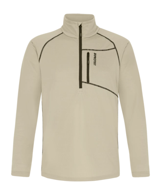 Skipully Protest Men Prtrekody BambooBeige 1/4 Zip Active Top Regular Fit