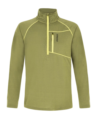 Skipully Protest Men Prtrekody Herbal green 1/4 Zip Active Top Normale fit