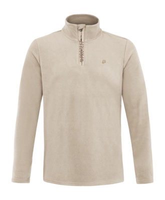 Skipully Protest Men Prtreperfecto BambooBeige 1/4 Zip Active Top Regular fit