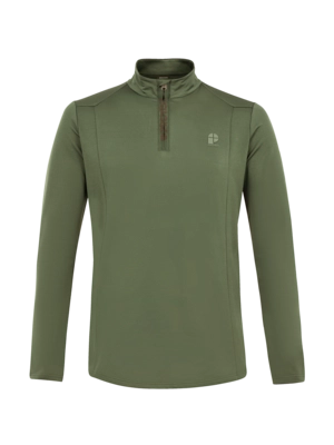 Skipully Protest Men Rewill Aspen green 1/4 Zip Active Top Regular Fit