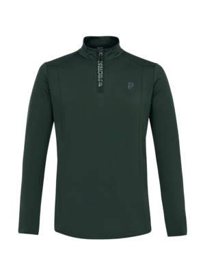Skipully Protest Men Rewill Kale green 1/4 Zip Active Top Regular Fit