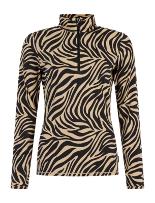 Skipully Protest Women Prtesher BambooBeige 1/4 Zip Active Top Regular Fit