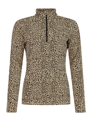Skipully Protest Women Prtesher True Black 1/4 Zip Active Top Regular Fit