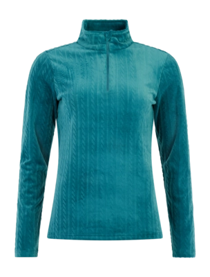 Skipully Protest Women Prtgail 1/4 Zip Active Top Rainstorm Blue Regular Fit