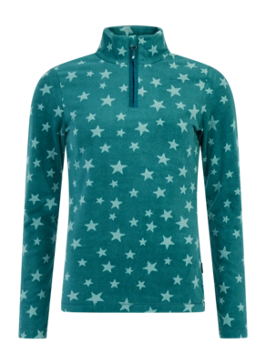 Skipully Protest Women Prtrefuzzy Rainstorm Blue 1/4 Zip Active Top Regular Fit