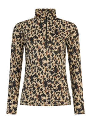 Skipully Protest Women Prtvessy BambooBeige 1/4 Zip Active Top Normale fit