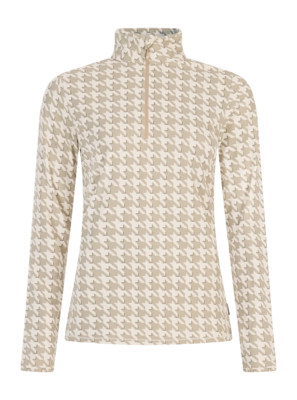 Skipully Protest Women Prtvessy Kitoffwhite 1/4 Zip Active Top Normale fit
