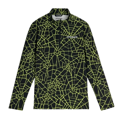 Skipully Spyder Men Podium 1/2 Zip Black