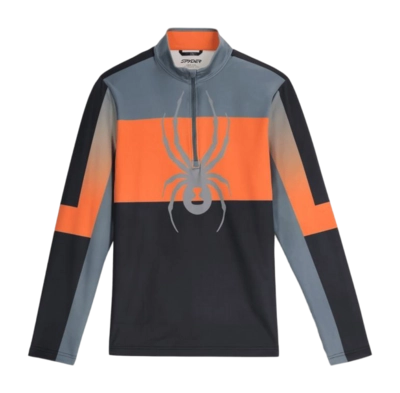Skipully Spyder Men Podium 1/2 Zip Flash Orange UPF 50+