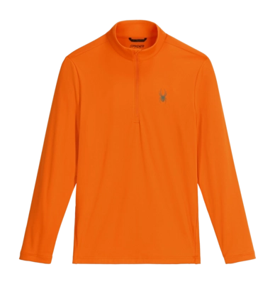 Skipully Spyder Men Prospect 1/2 Zip Flash Orange Slim Fit