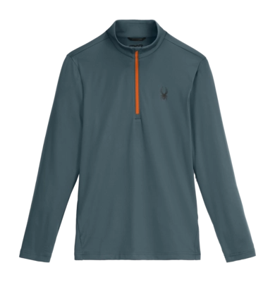 Skipully Spyder Men Prospect 1/2 Zip Slate Blue Slim Fit