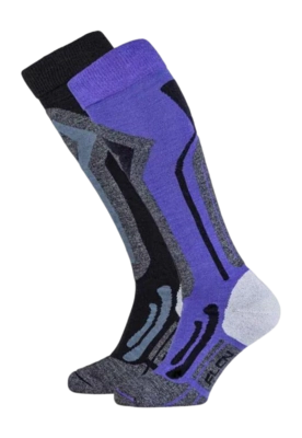 Skisok Falcon Women Blunt Reflex Blue (2 Pack) Regular fit