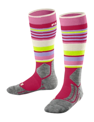 Skisokken Falke Kids SK2 Intermediate Rose