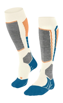 Skisokken Falke Women SK2 Intermediate Offwhite-Candy
