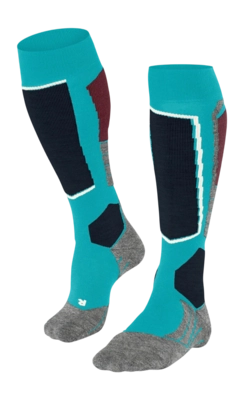 Skisokken Falke Women SK2 Intermediate Peacock Blue