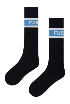 Skisokken Fusalp Unisex Piste Pro Marin/Oxygen/Neige Regular Fit