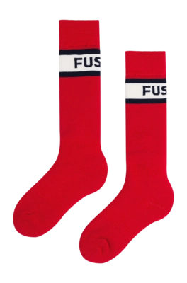Skisokken Fusalp Unisex Piste Pro Racing/Marin/Neige Regular Fit