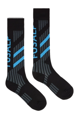 Skisokken Fusalp Unisex Sock Tech Cerulean/Noir Regular Fit