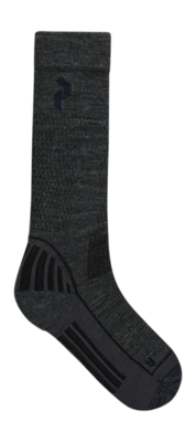 Skisokken Peak Performance Unisex Ski Socks Grey Melange Blue Shadow
