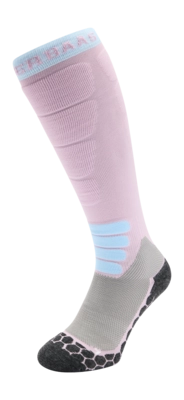 Skisokken Poederbaas Unisex Merino Pro Lila Anatomische pasvorm