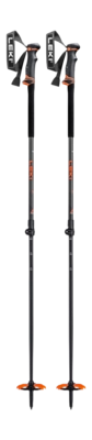 Skistok Leki Unisex Helicon Lite Dark Anthracite/Neon Orange/Black