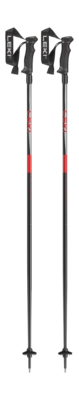 Skistok Leki Unisex Hot Shot Anodized Black/Eloxal Grey/Eloxal Red