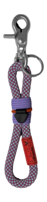 Sleutelhanger Topologie Wares Straps 8mm Loop Key Holder Purple Aster Lattice
