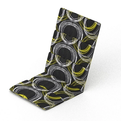Tuinkussen Hartman Sling Spirals Black Hoge Rug