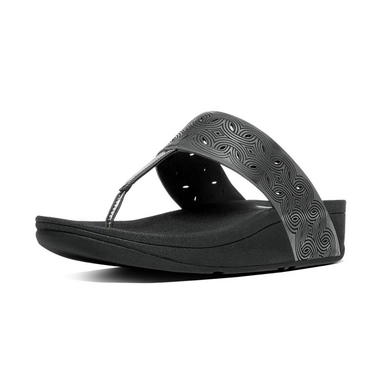 FitFlop Bahia Leather All Black