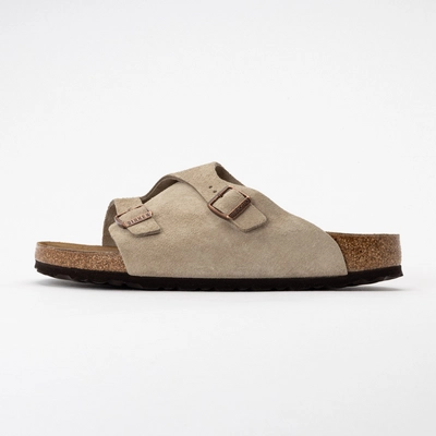 Sandals Birkenstock Unisex Zurich Leather Regular Taupe | Sneaker