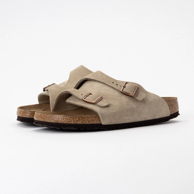 Slipper Birkenstock Unisex Zurich Suede Taupe Regular | Sneaker