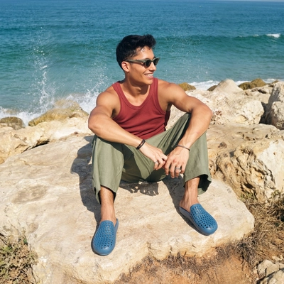 Slipper Freedom Moses Unisex Kieff Sea Blue | Badenstrand