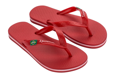 Slipper Ipanema Kids Classic Brasil Red