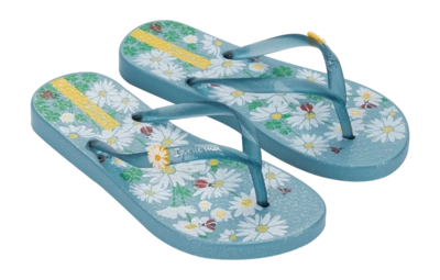 Slipper Ipanema Kids Garden Shine Blue
