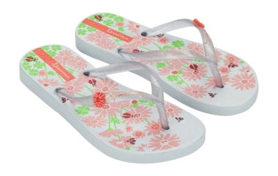 Slipper Ipanema Kids Garden Shine White