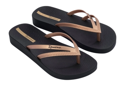 Slipper Ipanema Women Anatomic Bossa Soft Black/Gold 2026