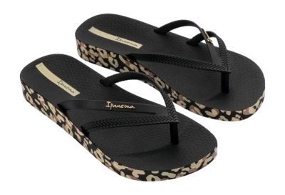 Slipper Ipanema Women Anatomic Bossa Soft Black/Yellow