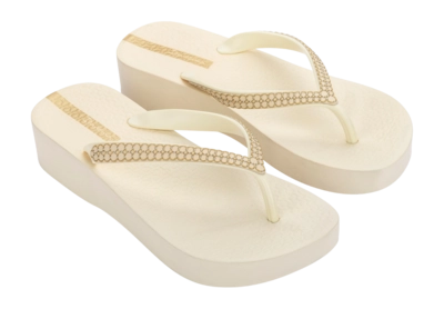 Slipper Ipanema Women Anatomic Mesh Plateau Beige 2026