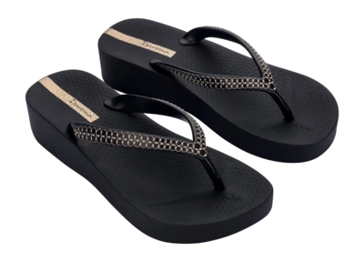 Slipper Ipanema Women Anatomic Mesh Plateau Black 2026