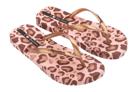 Slipper Ipanema Women Animal Print Pink/Gold