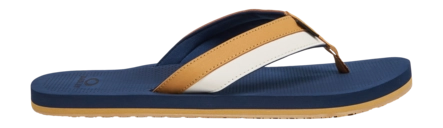 Slipper Oakley Men Burke Flip Flop Team Navy/Light Curry