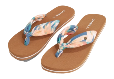 Slipper O'Neill Ditsy Sun Sandals Blue Painted Tropics