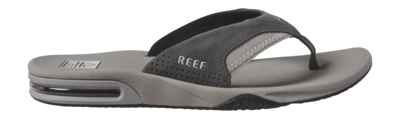 Slipper Reef Men Fanning Grey Suede