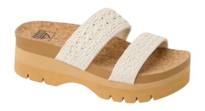 Slipper Reef Women Cushion Vista Higher Vintage Tan Textile