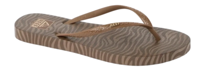 Slipper Reef Women Seaside Prints Choco Zebra
