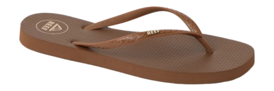Slipper Reef Women Seaside Square Toe Chocolate