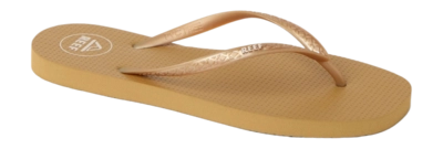 Slipper Reef Women Seaside Square Toe Copper Metallic