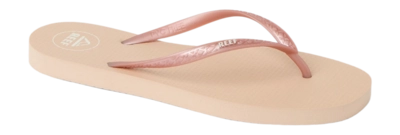 Slipper Reef Women Seaside Square Toe Rose Metallic