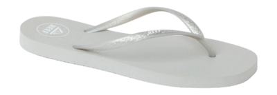 Slipper Reef Women Seaside Square Toe Silver Metallic